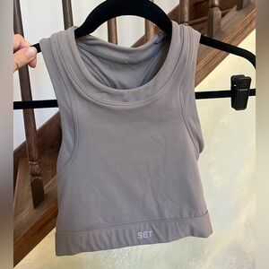 SET Active Taupe Sports Bra